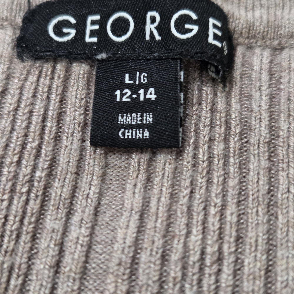 George Women's Ribbed Sweater - Light Brown - Picture 5 of 7